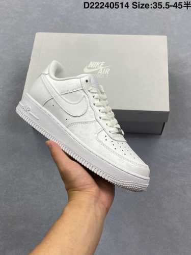 Nike Air Force 1 Low '07 Low-Top Casual Skate Shoes Custom Leather Upper Origina