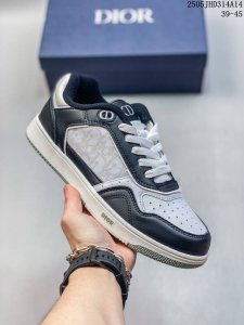 Dior B27 Oblique Galaxy Low Top Sneakers B27 Series Low-Top Retro Genuine Leathe