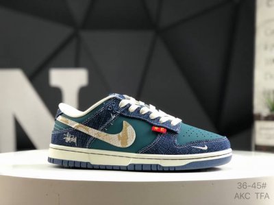 Nike High-End Customized Nike Sb Dunk Low Stussy Snake Year Limited Edition Brow