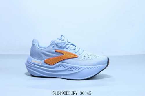 Brooks Glycerin Max Cool Color-Block Retro Running Shoes Breathable Comfortable
