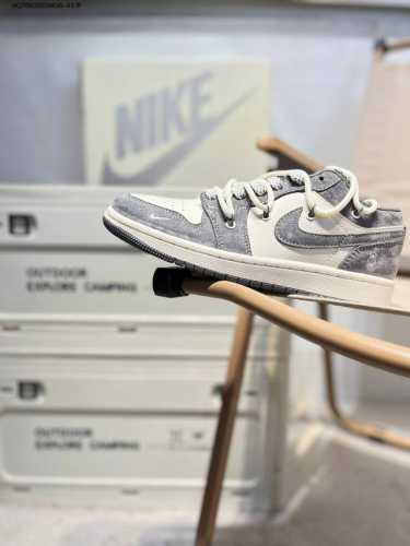 Company-Level First-Layer Leather Jordan Air Jordan 1 Low Aj1 Low-Top Series Bas