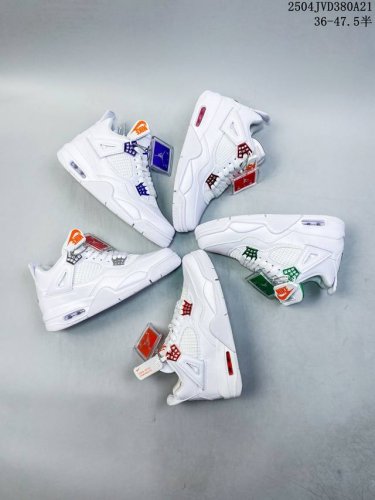 Company-Level Aj4 Air Jordan 4 Retro "Infrared" Aj4 Qiao 4 Men's Cultural Basket