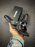 Chanel 2025 Mini Chanel Spring/Summer Bow Flat Sandals #Bow Sandals#Fairy Sandal