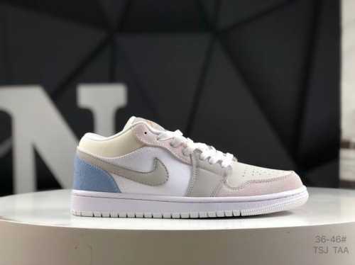 Genuine Label With Half Size Nike Air Jordan Aj1 Low Low-Top C Brand New Assembl