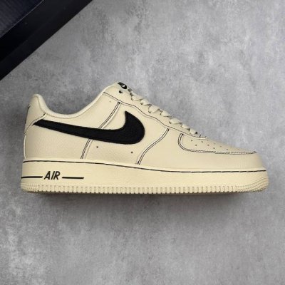 Local Core Private Nike Air Force 1 Low Beige Black Air Force One Low-Top Casual