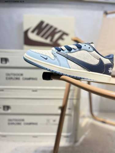 Company-Level First-Layer Leather Jordan Air Jordan 1 Low Aj1 Low-Top Series Bas