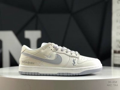 Real Label With Half Size Nike Sb Dunk Low Saint Laurent Three Hook Joint Cost-E