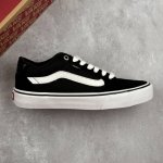 Local Core Private Vans Faulkner Black And White Vans Official Non-Slip Lightwei