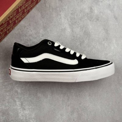 Local Core Private Vans Faulkner Black And White Vans Official Non-Slip Lightwei
