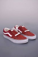vans Sk8-Low Burgundy A New Generation Of Low-Top Vulcanized Canvas Shoes Thi