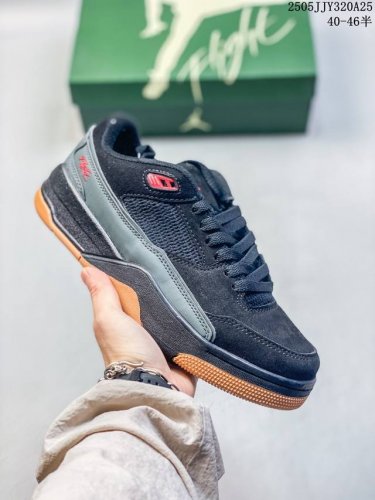 Real Label With Half Size Nike Jordan Men's And Women's Retro Wear-Resistant Tra