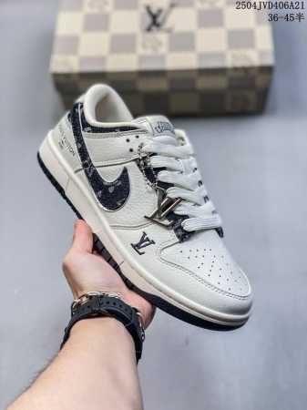 Overseas Hit Limited Sale! Company-Level Nike Sb Dunk Low "Lv Joint Beige And Bl - Click Image to Close