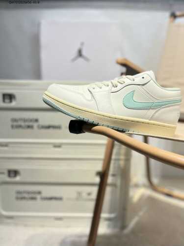 Company-Level Top-Layer Leather Jordan Air Jordan 1 Low Aj1 Low-Top Series Baske