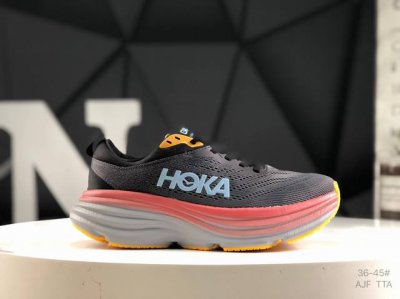 Real Label With Half Size Xiaohongshu Recommends Red Card Hoka W Bondi 8 New Col