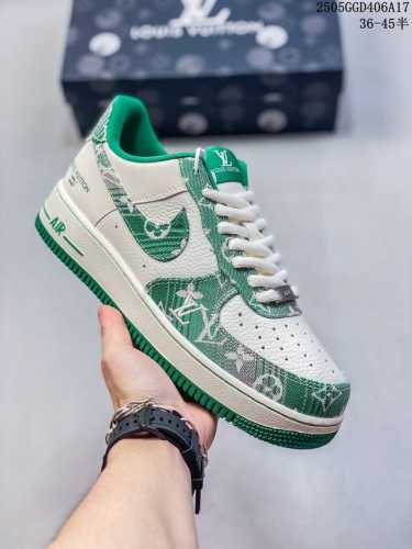 Overseas Limited Sale Corporate-Level Nike Air Force 1 '07 Low Lv Joint - Green