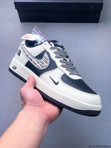 Second Layer Genuine Nike Air Force 1 Low Air Force One Low-Top Classic Versatil