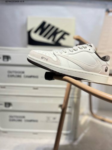 Company-Level Top Layer Leather Ape Man X Jordan Air Jordan 1 Low Aj1 Low-Top Se