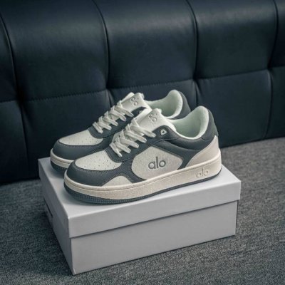 Core Private Alo25Ss New Spring And Summer Color Matching White Shoes Thick Sole
