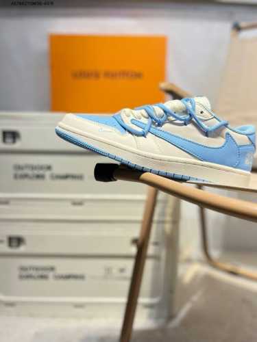 Company-Level First-Layer Leather Jordan Air Jordan 1 Low Aj1 Low-Top Series Bas