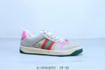 Gucci Gucci Distressed Screener Sneaker Classic Prototype Retro Versatile Old Di