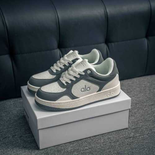 Core Private Alo25Ss New Spring And Summer Color Matching White Shoes Thick Sole