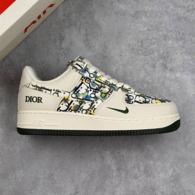 Local Core Private Nike Air Force 1'07 Low Dior Joint Beige Green Floral Air For