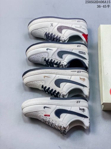 Overseas Limited Sale Corporate-Level Nike Air Force 1 '07 Low Stussy Joint Doub