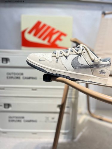 Nike Sb Dunk Low "Stussy Joint" Anniversary High-End Custom Low-Top Casual Shoes