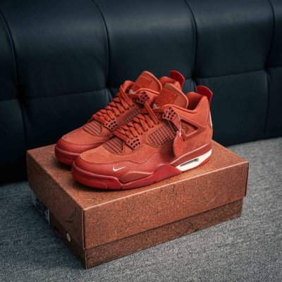 Core Private Air Jordan Aj4 Retro Brick Red Original Last And Original Cardboard