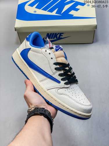 Aj1 Travis Scott X Air Jordan 1 "Reverse Mocha" Aj1 Joe 1 Ts Lightning Joint Inv