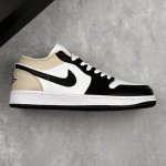 Local Core Private Nike Air Jordan1 Low Aj Milky White And Black Low-Top Jordan