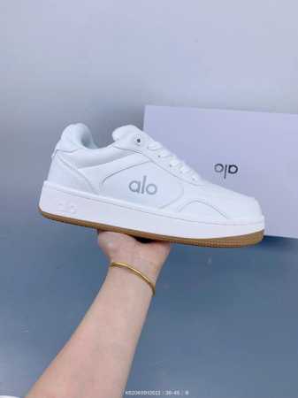 alo Yoga Recovery Mode Comfortable And Simple White Shoes Non-Slip And Wear-R - Click Image to Close