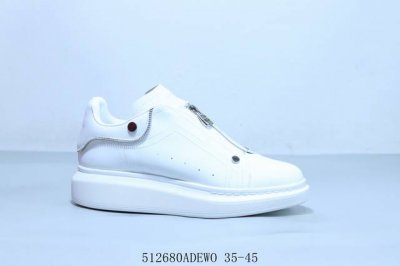 alexandermcqueen Alexander Mcqueen Mcq Couple Sports White Shoes Thick Sole H