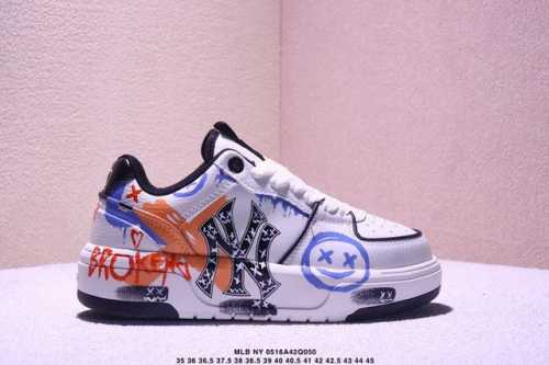 Company-Level Mlb Ny Printed Internet Celebrity Dad Shoes Graffiti Prank Inner H