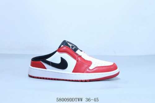 Jordan Air Jordan 1 Low Aj1 Jordan 1 Low-Top Retro Cultural Casual Sports Half-T