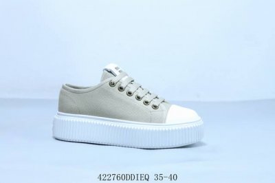 Miumiu Miu Miu Couple Sports White Shoes Thick Bottom Heightening Flash Tail Smo