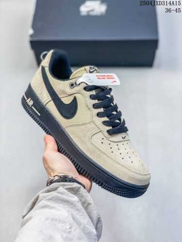 Company-Level Half-Size Nike Air Force 1'07 Low Air Force One Low-Top Versatile