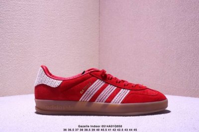 Adidas Originals Gazelle Indoor Retro Three-Leaf Clover Slip-Resistant Transpare