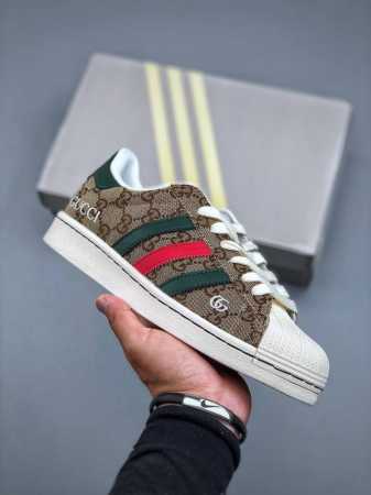 c Version Adidas Originals Gucci Co-Branded Shell Head Uses A New Top-Layer S - Click Image to Close