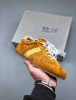 New Gg-Cc Lace Bow Dexun Shoes Suede Leather 2.0 Series Forrest Gump Retro Style