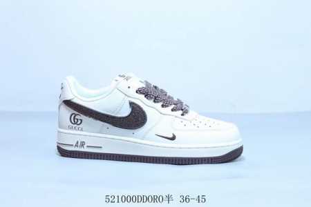 Nike Air Force 1 Af1 Nike Low-Top Air Force One Casual Skate Shoes Gucci Product - Click Image to Close