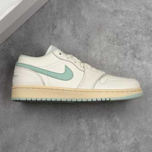 Local Core Private Air Jordan 1 Low Aj1 Joe 1 White Mint Green Low-Top Culture L