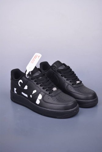 Nike Air Force 1 Low Cdg Black Original Last And Original Cardboard To Create A