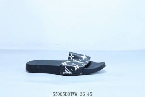 Supreme X Lv Collaboration Streetwear Beach Flip-Flops Couple's Set, One-Strap D