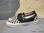 Vans Classic Slip-0N Purple Blue Checkered Slip-On Casual Skateboard Shoes Vn0A3
