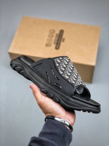 Dior H-Town Series Oblique Thick-Soled Slippers Original Purchase And Customizat