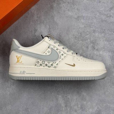 Local Core Private Nike Air Force 1 07 Low Lv Joint Printed Small Gold Hook Air
