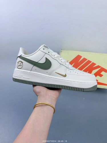Nk Air Force 1 Low '07 Low-Top Classic Skate Shoes, Produced By A Major Manufact