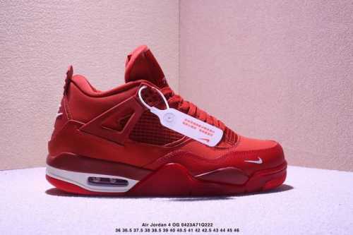 Nigel Sylvester X Jordan Air Jordan 4 Og Brick By Brick Bike Wear-Resistant Low-