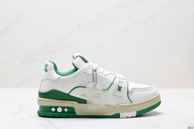 Authentic New Lv Louis Vuitton Trainer Sneaker Low Casual Sports Culture Versati